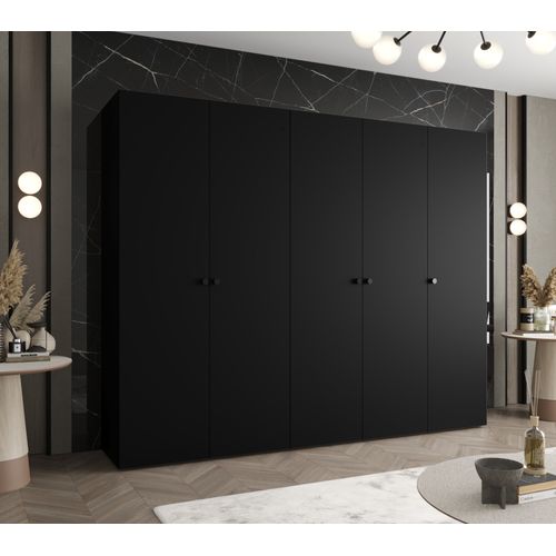Armoire à Portes Battantes Parma 1 202/250/52 5 Portes (noir)