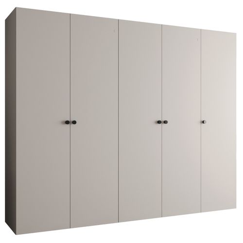 Armoire à Portes Battantes Parma 1 202/250/52 5 Portes (cachemire)