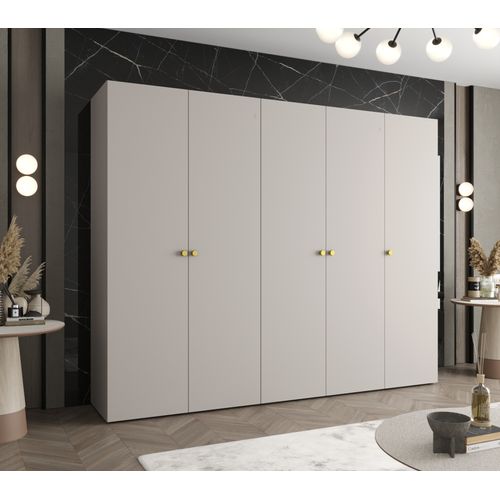 Armoire à Portes Battantes Parma 1 202/250/52 5 Portes (cachemire)