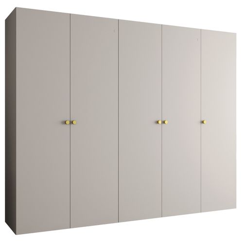 Armoire à Portes Battantes Parma 1 202/250/52 5 Portes (cachemire)