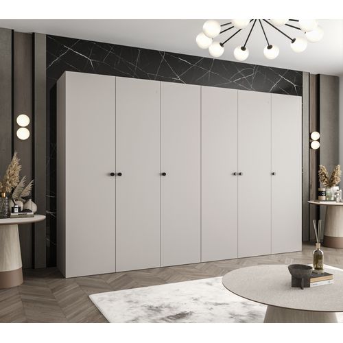 Armoire à Portes Battantes Parma 1 202/300/52 6 Portes (cachemire)