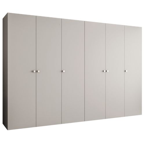 Armoire à Portes Battantes Parma 1 202/300/52 6 Portes (cachemire)