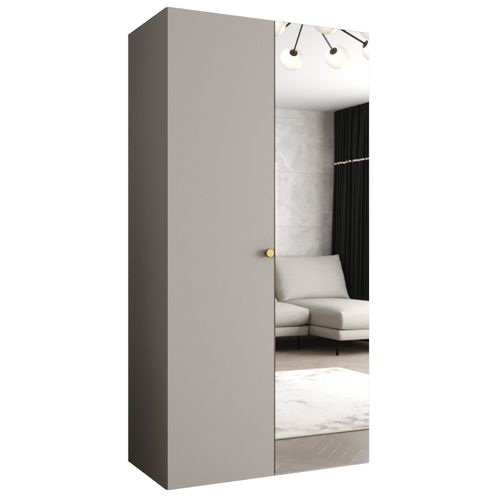 Armoire Parma 2 à Portes Battantes 202/100/52 2 Portes (cachemire)