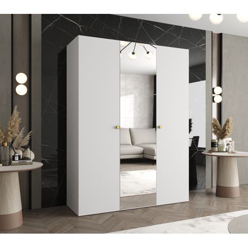 Armoire Parma 2 à Portes Battantes 202/150/52 3 Portes (blanc)