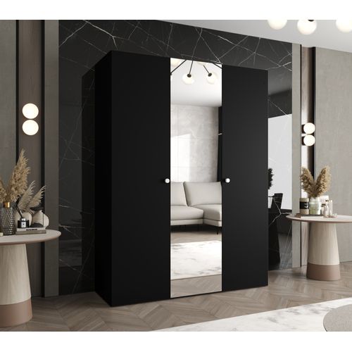 Armoire Parma 2 à Portes Battantes 202/150/52 3 Portes (noir)