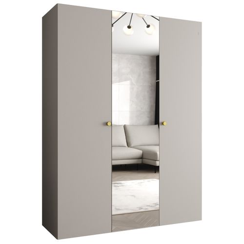 Armoire Parma 2 à Portes Battantes 202/150/52 3 Portes (cachemire)