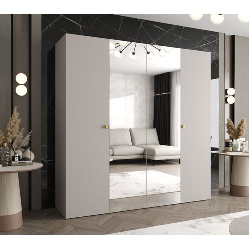 Armoire Parma 2 à Portes Battantes 202/200/52 4 Portes (cachemire)