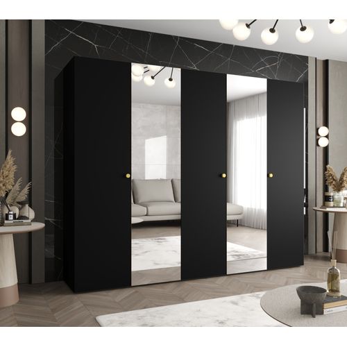 Armoire Parma 2 à Portes Battantes 202/250/52 5 Portes (noir)