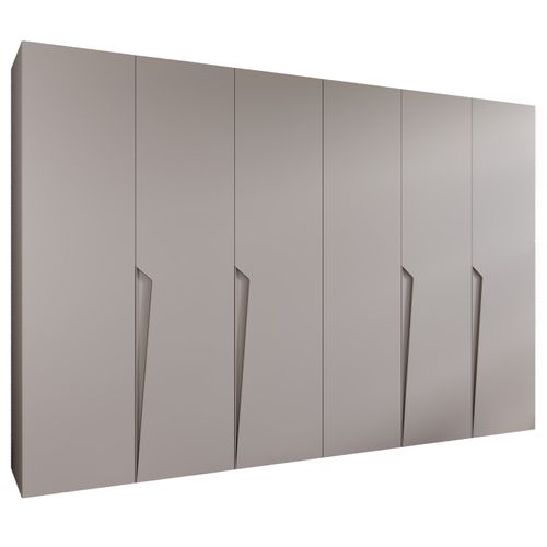 Armoire à Portes Battantes Piano 1 300 (150x2) / 202 / 52 (cachemire + Poignées: Cachemire)