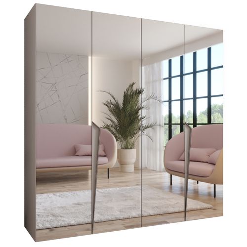 Armoire à Portes Battantes Piano 3 200 / 202 / 52 (cachemire + Poignées: Cachemire)