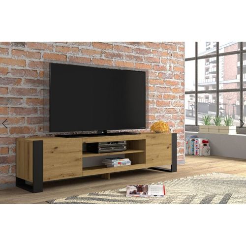 Buffet Meuble TV Mondi Artisan 47x188x40 Cm (hxlxp) Design Moderne De Haute Qualité