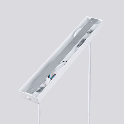 Suspension Aluminium Blanc Gu10 2 Karbon