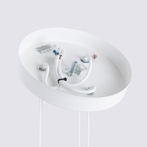 Suspension Aluminium Blanc Gu10 3 Karbon