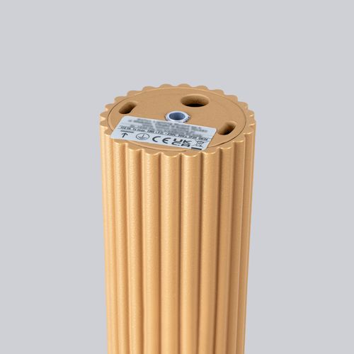 Plafonnier Aluminium Doré Gu10 1 Karbon 20