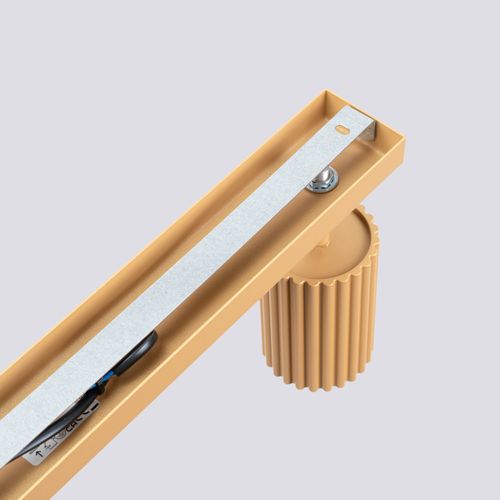 Plafonnier Aluminium Doré Gu10 6 Karbon