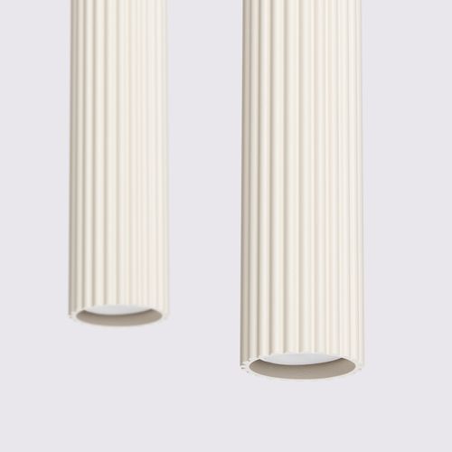 Suspension Aluminium Beige Gu10 2 Karbon