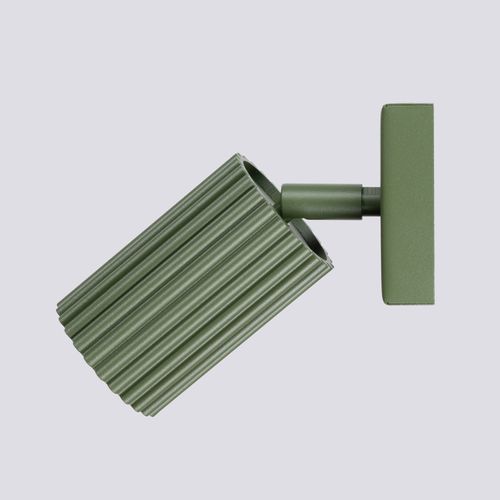 Applique Aluminium Vert Olive Gu10 1 Karbon