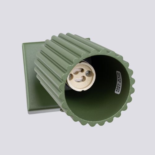 Applique Aluminium Vert Olive Gu10 1 Karbon