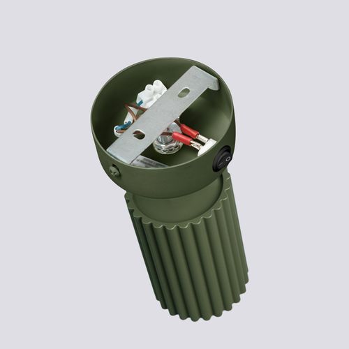 Applique Aluminium Vert Olive Gu10 1 Karbon Switch