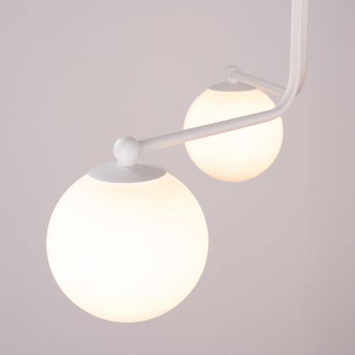 Lustre Acier Blanc G9 3 Astral