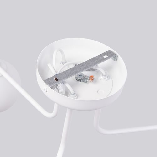 Lustre Acier Blanc G9 3 Astral