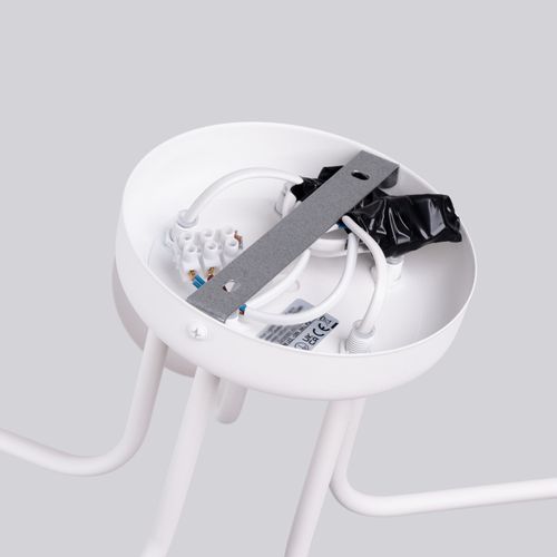 Lustre Acier Blanc G9 5 Astral