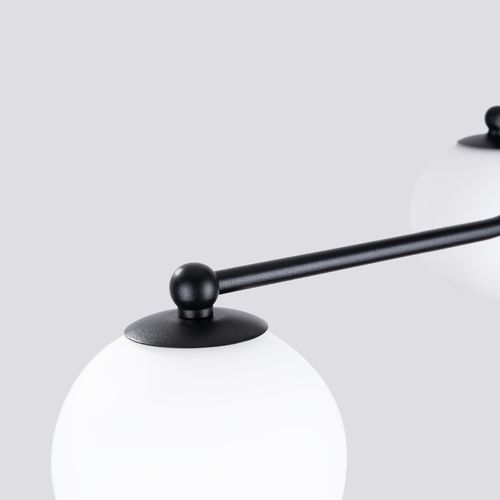 Lustre Acier Noir/blanc G9 5 Astral