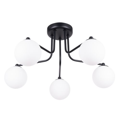 Lustre Acier Noir/blanc G9 5 Astral