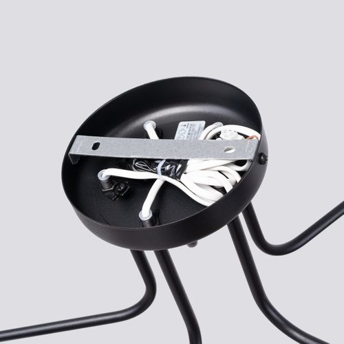 Lustre Acier Noir/blanc G9 5 Astral