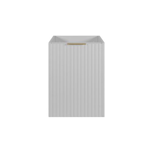 Meuble Bas De Salle De Bain à Suspendre Avec Une Porte Flow Blanc 40 Cm