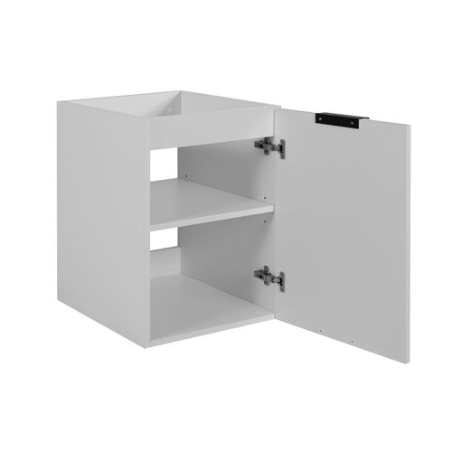 Meuble Bas De Salle De Bain à Suspendre Avec Une Porte Flow Blanc 40 Cm