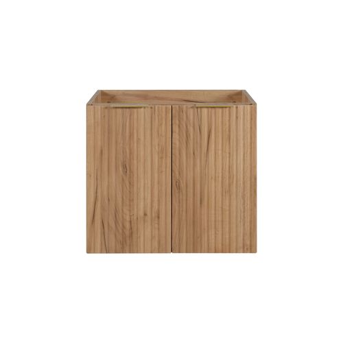 Meuble Sous Vasque à 2 Portes Flow Chêne 100 Cm Avec 2 X L'étagères - Extensions Et Plan