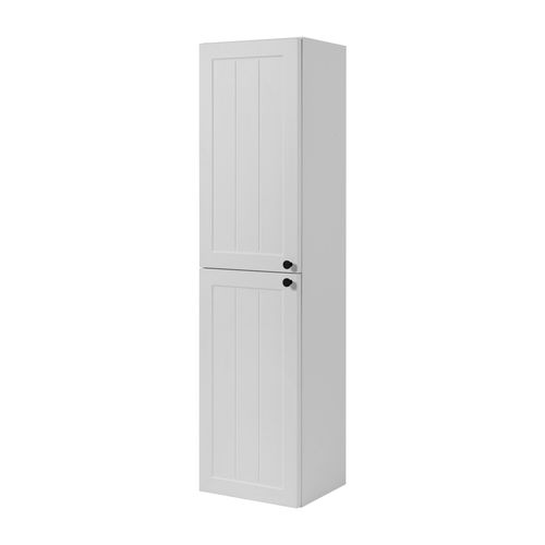 Meuble Colonne Suspendu De Salle De Bain Gusto Blanc 35 X 136 Cm