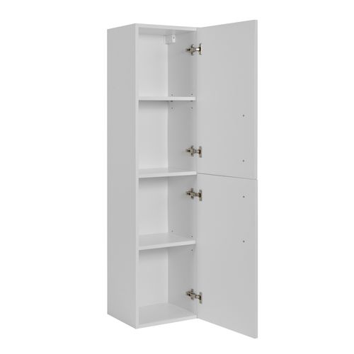 Meuble Colonne Suspendu De Salle De Bain Classic Blanc 35 X 136 Cm