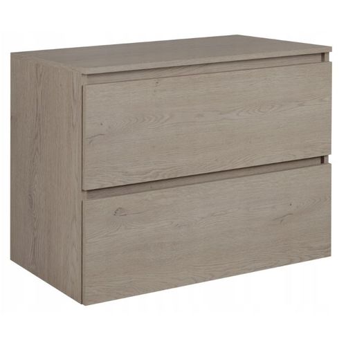 Plan De Toilette En Chêne Foncé – Décor Bois – 60 Cm – Compatible Simple