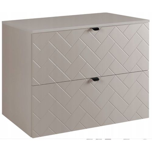 Plan De Toilette En Cachemire – Finition Mate – 80 Cm – Compatible Vena / Flow / Madis