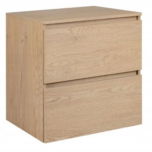 Plan De Toilette En Chêne Clair – Décor Bois – 80 Cm – Compatible Simple