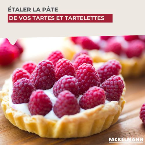 Petit Rouleau à Pâtisserie En Bois 23,5 Cm Fackelmann Wood Edition