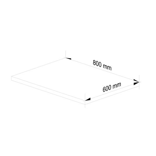 Plan De Travail Pour La Cuisine S80 Oliwia Chêne Sonoma 80 Cm Couleur Chêne Sonoma 80x60x3,2 Cm