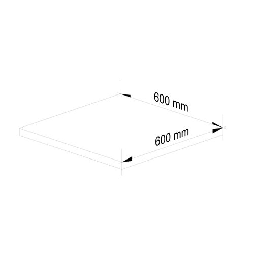 Plan De Travail Pour La Cuisine S60 Oliwia Chêne Sonoma 60 Cm Couleur Chêne Sonoma 60x60x3,2 Cm