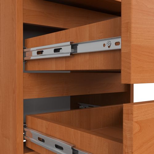 Table De Chevet Cl3 Aulne 40 Cm 3 Tiroirs Façade Aulne 40x35x57 Cm