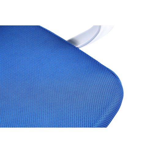 Akord Fauteuil Pivotant Blanc/bleu 46x47x85