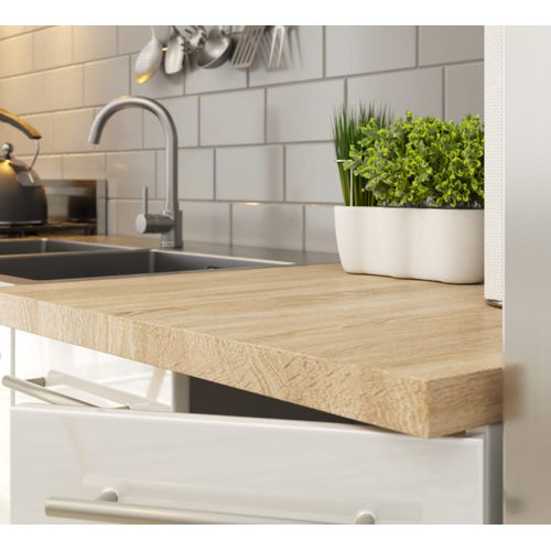 Meuble De Cuisine Bas S60 Oliwia Modulable Blanc 60 Cm 3 Tiroirs Façade Blanche Brillante 60x46x85