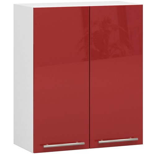 Meuble De Cuisine Haut W60 Oliwia Modulable Blanc 60 Cm 2 Portes 2 Étagères 60x30x72 Cm