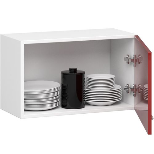 Meuble De Cuisine Haut W60 Oliwia Modulable Blanc 60 Cm 1 Porte 1 Étagère 60x30x29 Cm