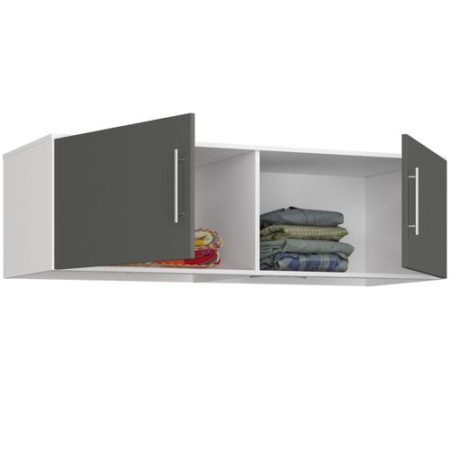 Akord Haut Pour Armoire Blanc/gris Graphite 150x60x45