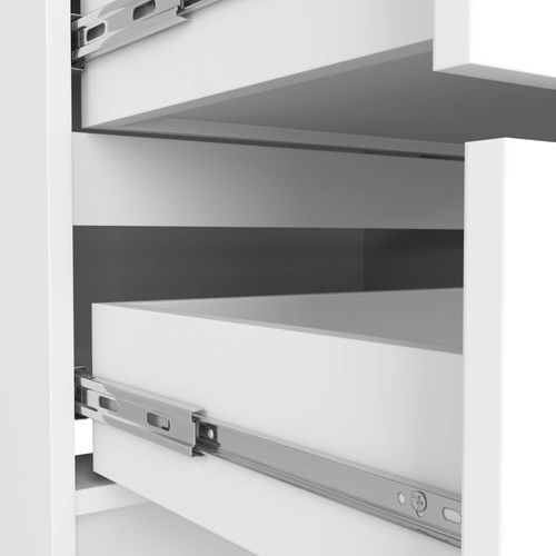 Commode 4 Tiroirs Blanc 120x40x55