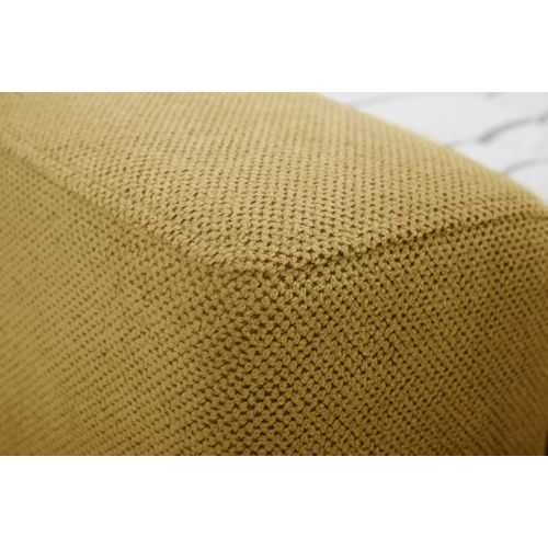 Canapé convertible 3,5 places CALYPSO tissu curio 48 jaune