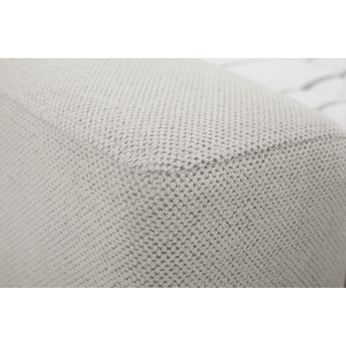 Canapé convertible 3,5 places CALYPSO tissu curio 02 blanc