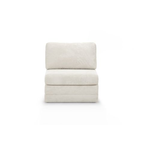 Fauteuil convertible SISSI tissu beige